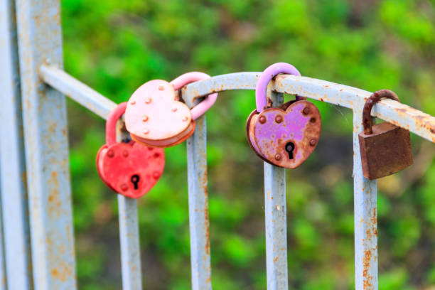 Locks of love on the iron bridge