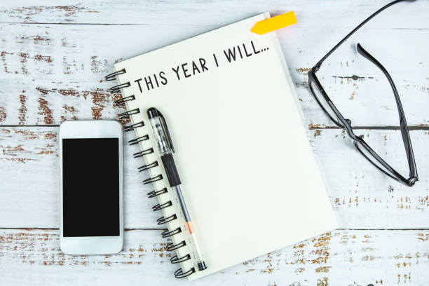 istock This year i will text on note pad New Year concept. Business plan concept. 1291878440