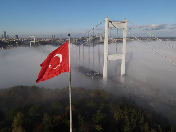 istock Fog and Fatih Sultan Mehmet Bridge Beykoz Istanbul 1291894611