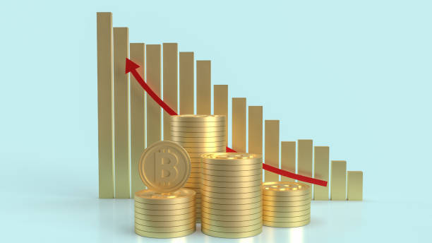 istock The bitcoin and chart arrow up for business content 3d rendering 1291897749