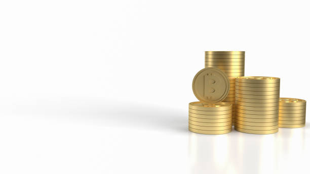 istock The bitcoin on white background for business content 3d rendering 1291897803