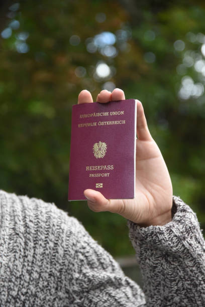 istock passport for identification, european union, austria, 1291904803