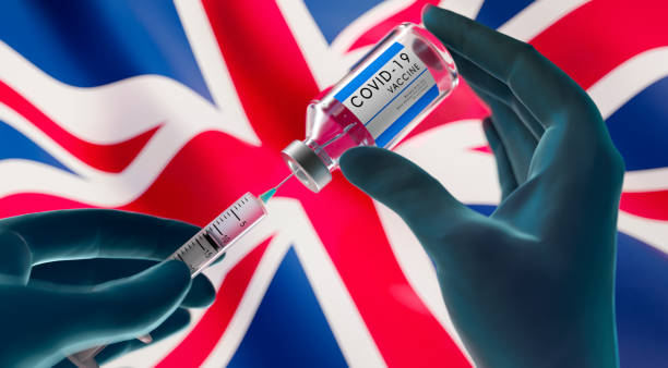 istock Medical syringe with vaccine - UK 1291904849