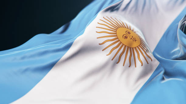 istock National Flag of Argentina 1291904970