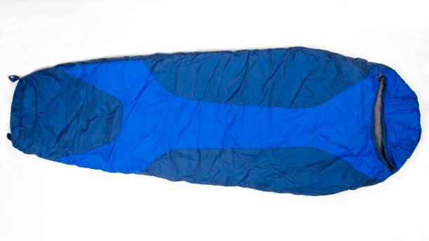 istock sleeping bag on a white background. items for tourism and camping 1291905075