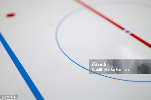 Closeup Of A Flipchart With Ice Hockey Rink Markings On It Stock Photo - Download Image Now