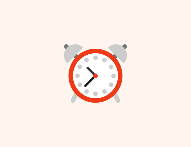 Alarm Clock vector icon. Isolated Alarm Clock flat illustration symbol - Vector Alarm Clock vector icon. Isolated Alarm Clock flat illustration symbol - Vector clock clipart stock illustrations