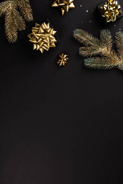 istock Christmas Flat Lay Background.New Year composition. 1291938880