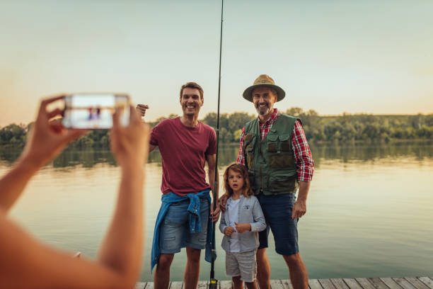 istock Smiling family posing for the camera 1291944511