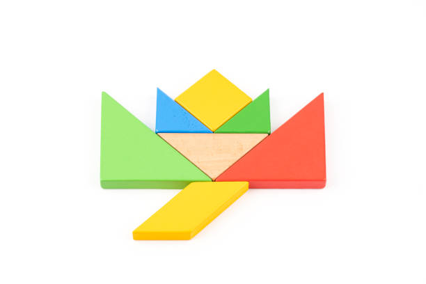 istock Tangram Puzzle Rose Flower 1291944794