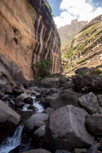 la garganta de tugela - tugela river fotografías e imágenes de stock