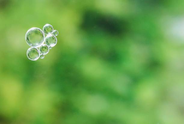 bubbles, water, green color, backgrounds, close up, abstract, bright
