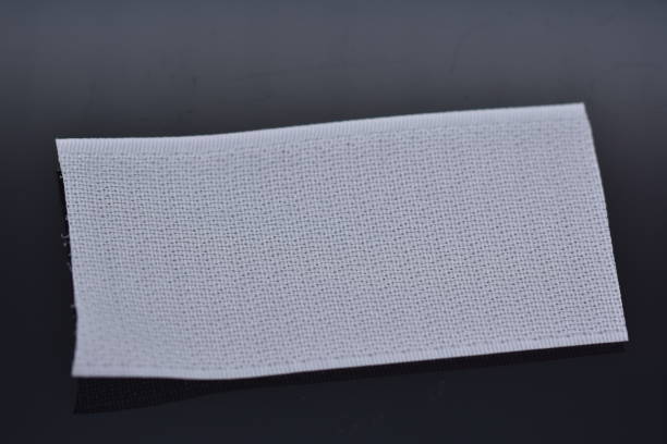 istock white Velcro tape isolated on black 1291956424