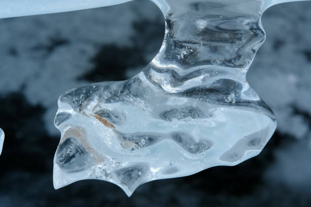 istock Pieces of frozen ice on baikal. Broken ice. 1291961561