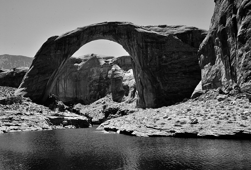 Natural stone arch