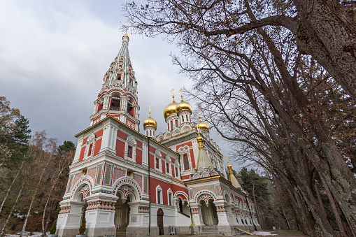 Russian church in town of Shipka, Stara Zagora Region, Bulgaria