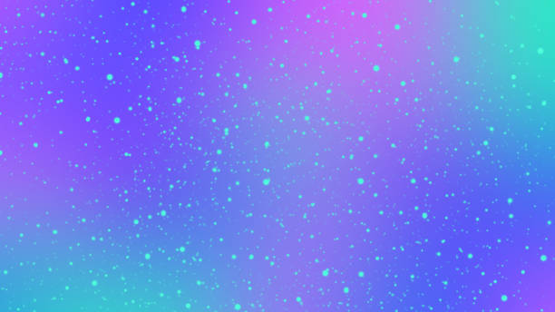 istock Abstract blurred blue and purple gradient background with small turquoise spots 1291981374