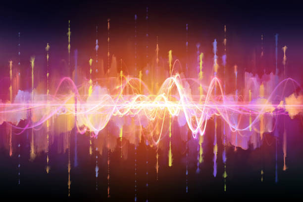 istock sound waves in color, abstract modern background 1291990870