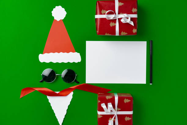 istock Blank Christmas greeting card with festive decorations 1291997049