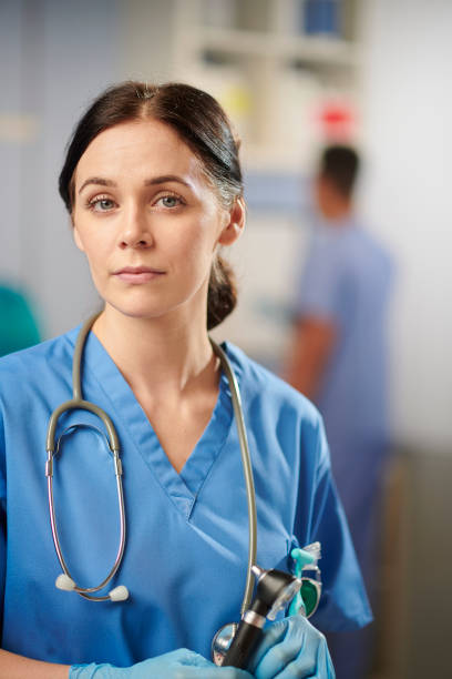 istock proud female nurse portrait 1292000066