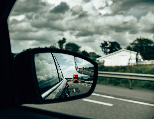 istock mirror view of a truck 1292004910
