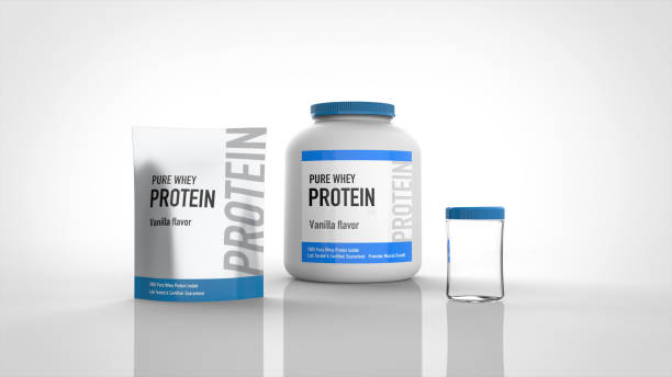 protein and bottle and empty shaker 3d protein and bottle and empty shaker 3d laboratory shaker stock pictures, royalty-free photos & images