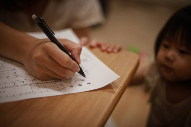 istock Image of divorce with children 1292027294
