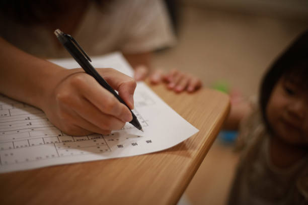 istock Image of divorce with children 1292027301