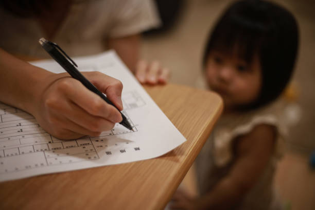 istock Image of divorce with children 1292027346