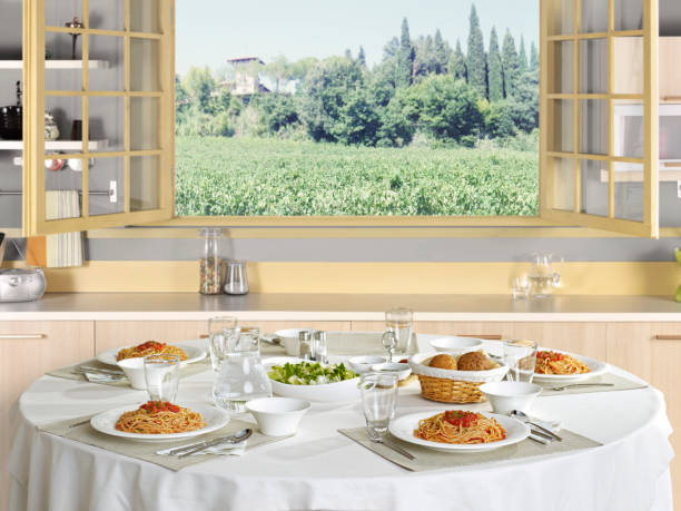 Lunch time in Tuscany