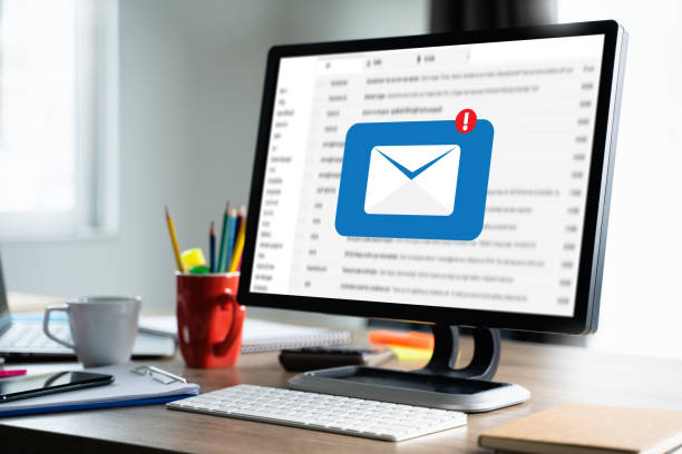 istock Mail Communication Connection message receive  to mailing contacts marketing  phone Global Letters e email marketing  on laptop to work business and send 1292042607