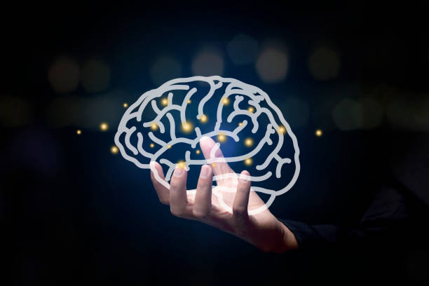 istock Hand holding a brain. For the business concept. 1292051482