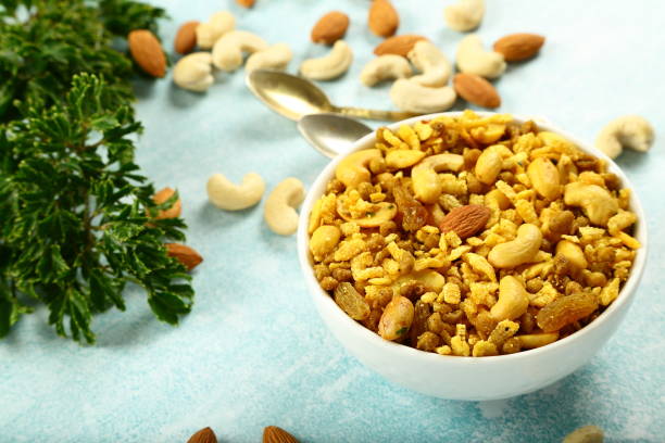 istock Bowl of Indian dried fruit mix. 1292052286