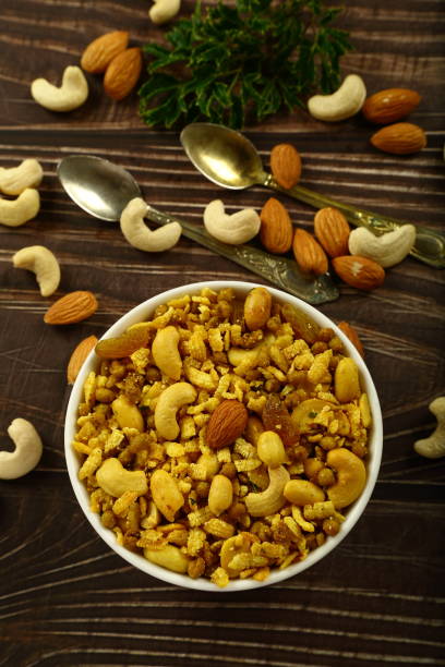 istock Indian vegan diet snack- mixture. 1292052287