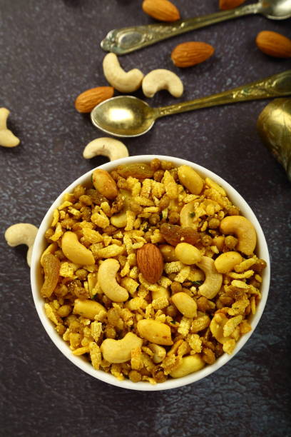 istock Bowl of Indian dried fruit mix. 1292052355