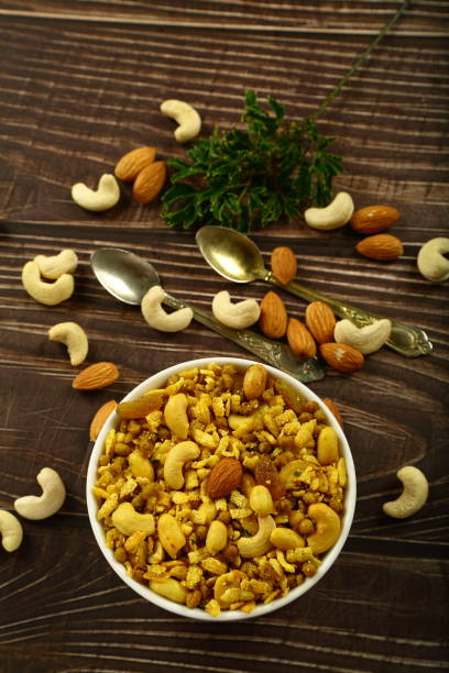 istock Indian vegan diet snack- mixture. 1292052501