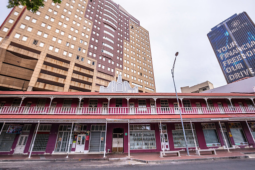 Colonial edwardian style structure in Johannesburg city centre, Johannesburg is also known as Jozi, Jo'burg or eGoli, is the largest city in South Africa.