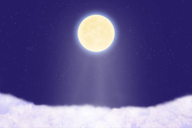 istock Full moon and clouds in the night sky 1292058588