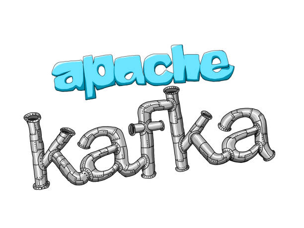 Apache Kafka vector art illustration