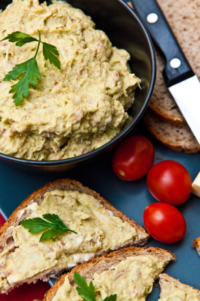 istock Sandwiches with homemade eggs with bacon cream 1292062853