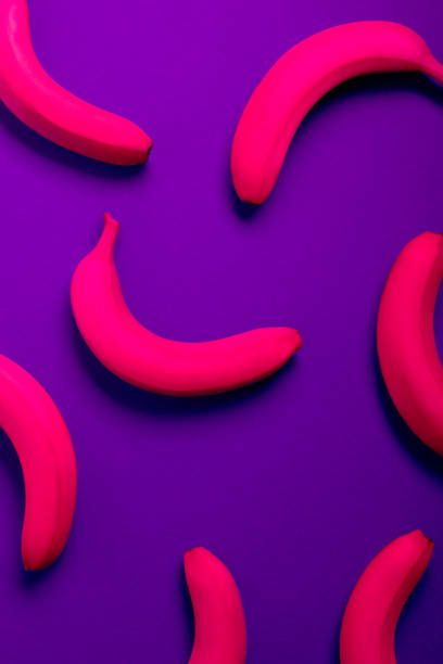 istock funky banana pattern with colors pop art 1292084095