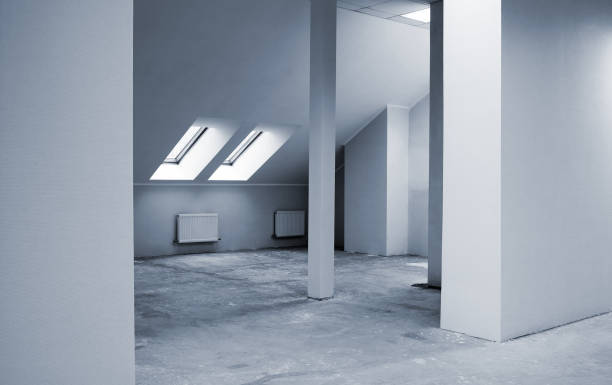 istock Greater room of modern under construction office 1292093374