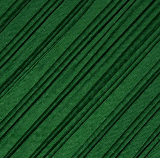 緑のキノコプリーツポリエステル生地のテクスチャ - pleated ストックフォトと画像