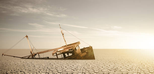 calentamiento global y cambio climático - ship of the desert fotografías e imágenes de stock
