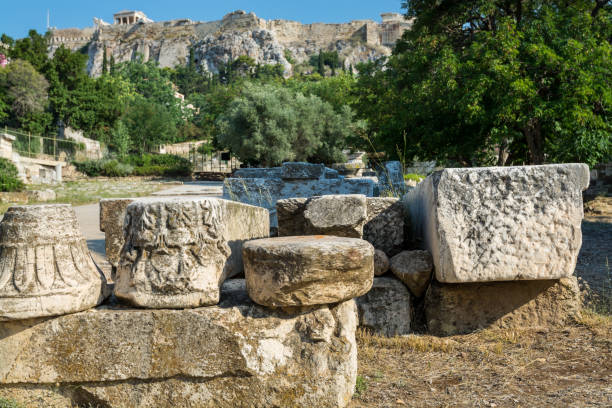 istock Ruins of Ancient Agora of Classical Athens, Greece 1292103155