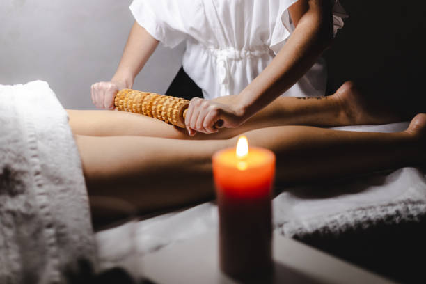 istock Anti cellulite madero therapy 1292106332