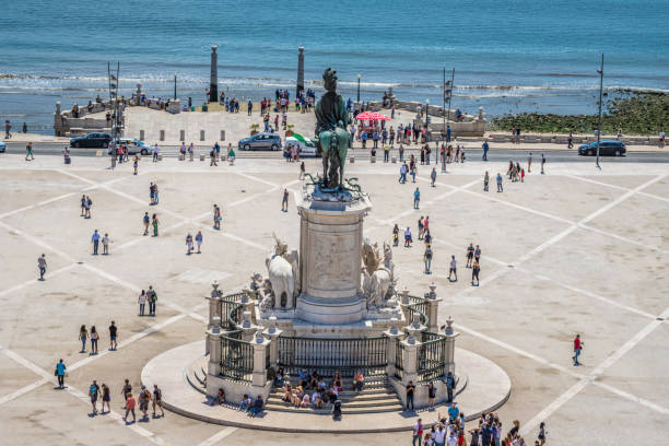istock Commerce Square of Lisbon Portugal 1292107426