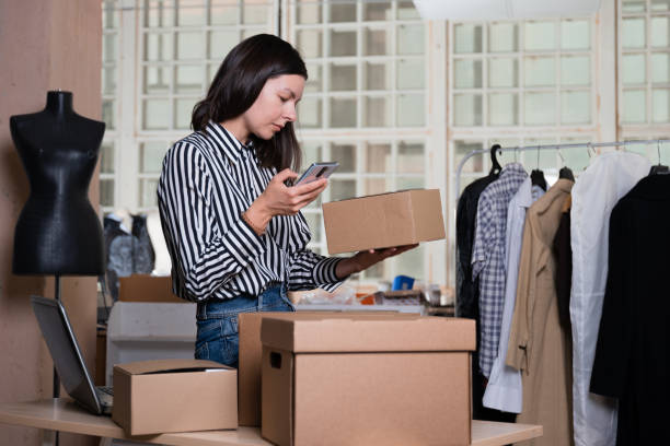 istock Small business, tailor shop, costume designer's workshop. 1292112995