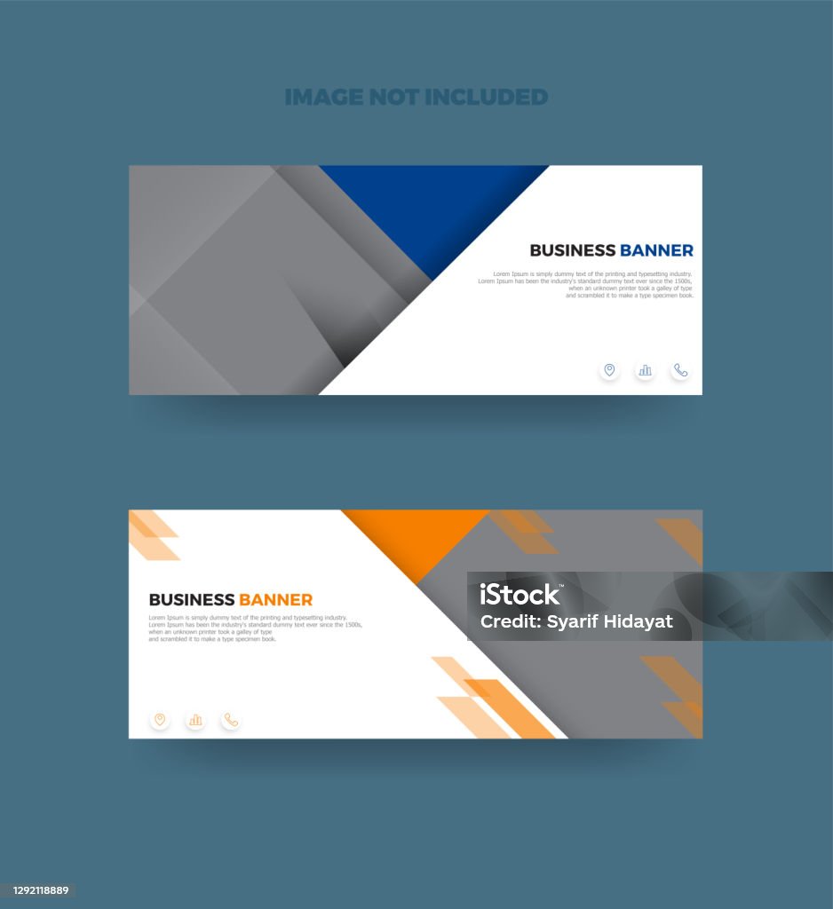 Banner Simple Modern Simple Banner Modern Design Stock Illustration - Download Image Now ...