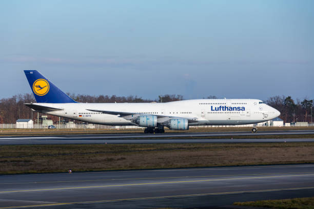 D-ABYO Lufthansa Boeing 747-830 stock photo